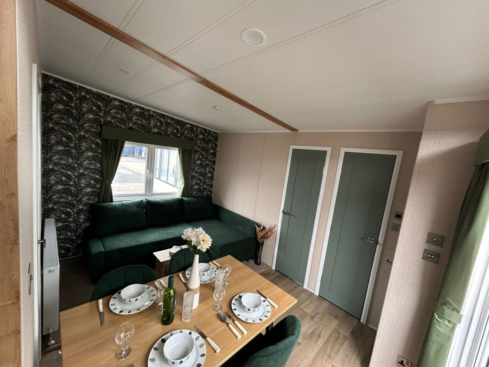 New Delta Cottage Micro Home static caravan open plan living