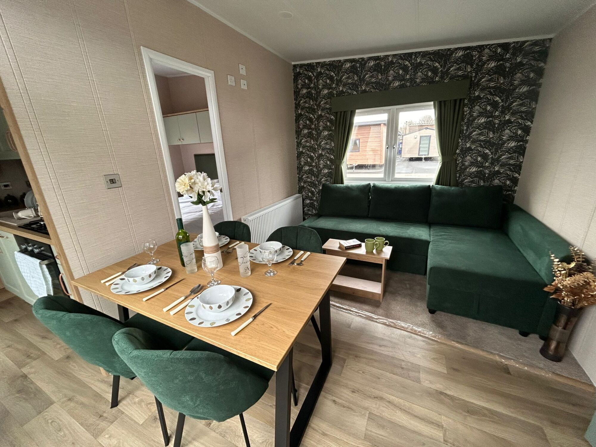 New Delta Cottage Micro Home static caravan interior