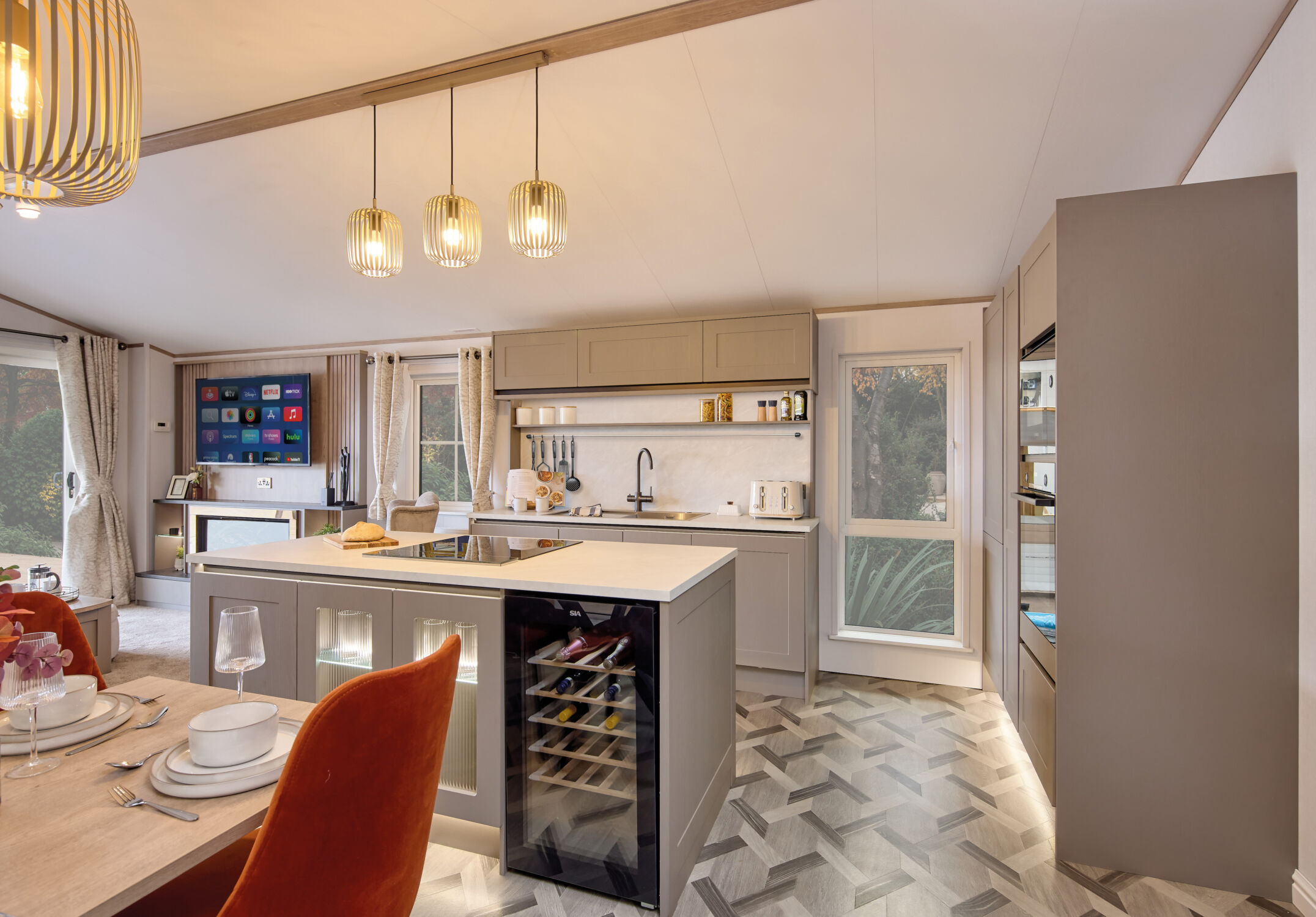2026 New Willerby Vogue Static Caravan Holiday Home Kitchen