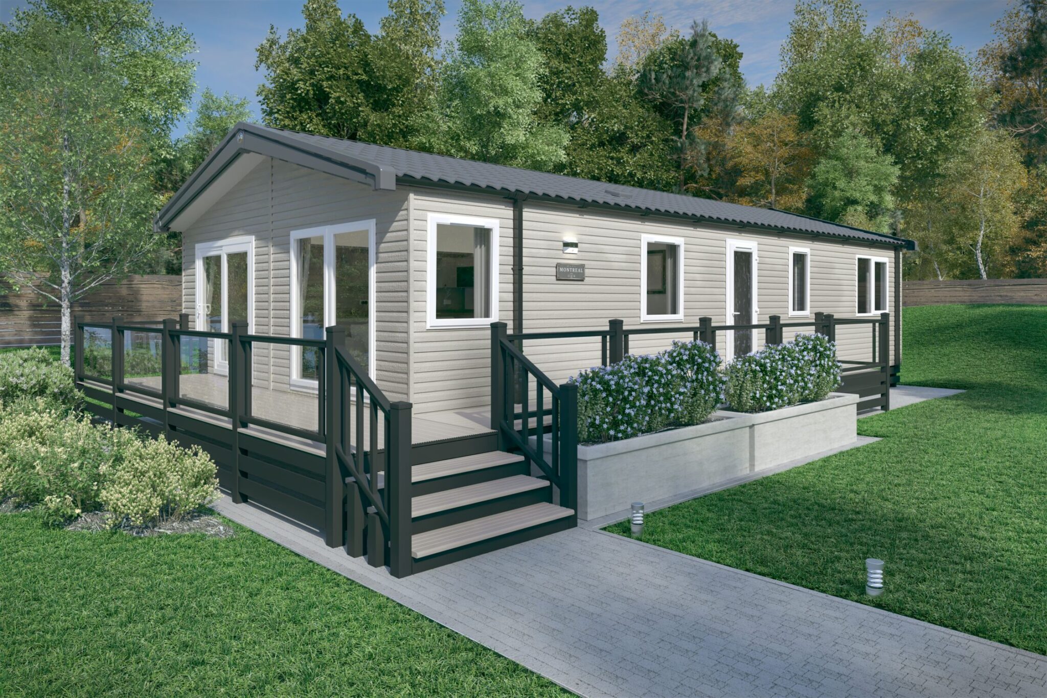 New Swift Montreal Lodge Static Caravan exterior