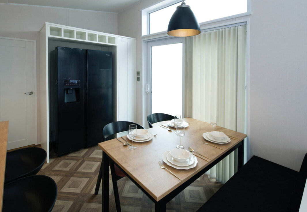 New Delta Belgravia Static Caravan Dining table