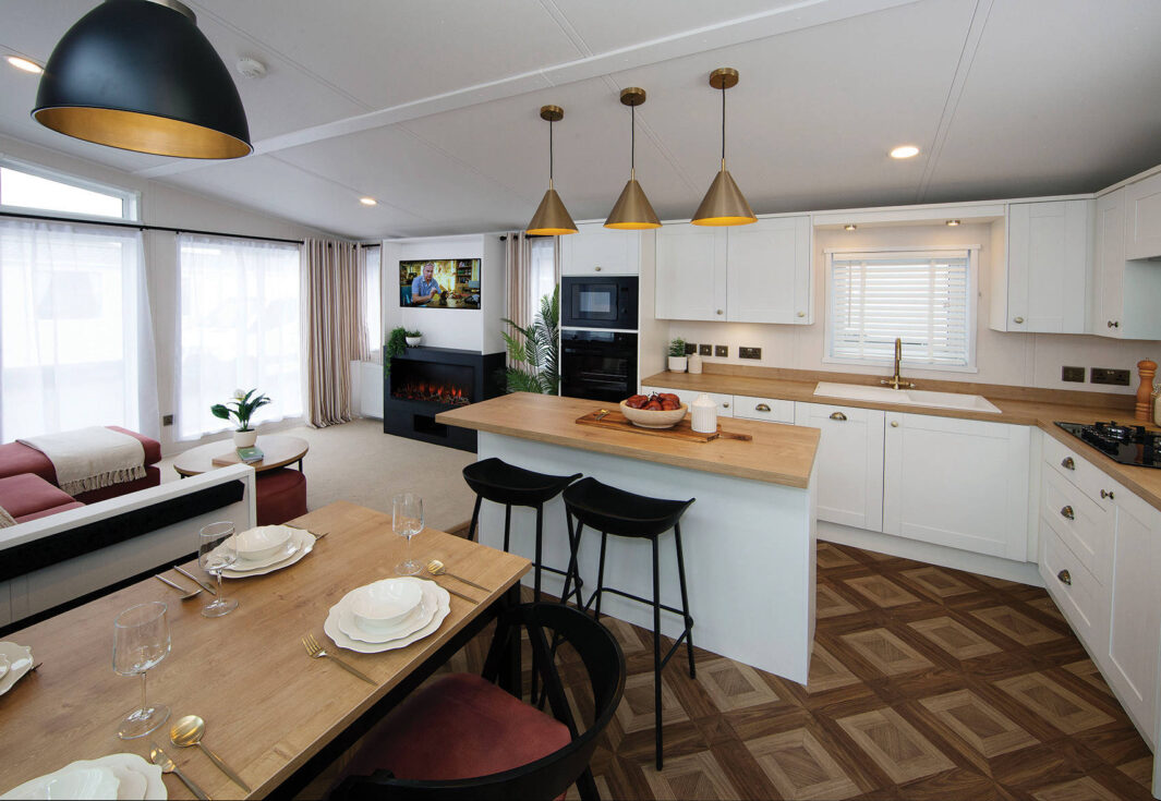 New Delta Belgravia Static Caravan Kitchen