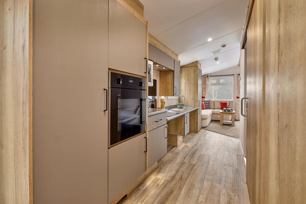 New Willerby Rio Access Wheelchair accessible static caravan low level kitchen