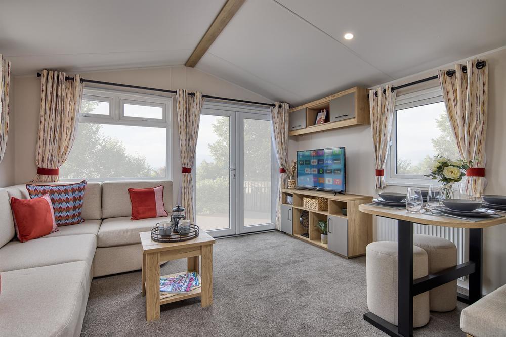 New Willerby Rio Access Wheelchair accessible static caravan lounge