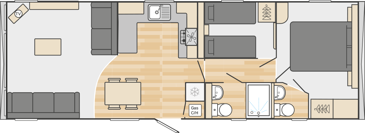 35 x 12 2 Bed - £37,995