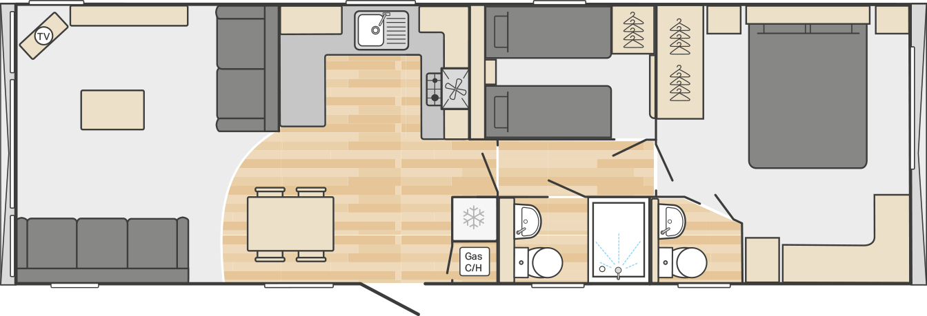 38 x 12 2 Bed - £38,995