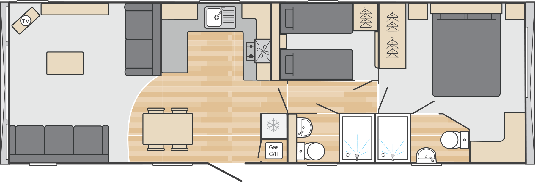 38 x 12 ES 2 Bed - £42,995