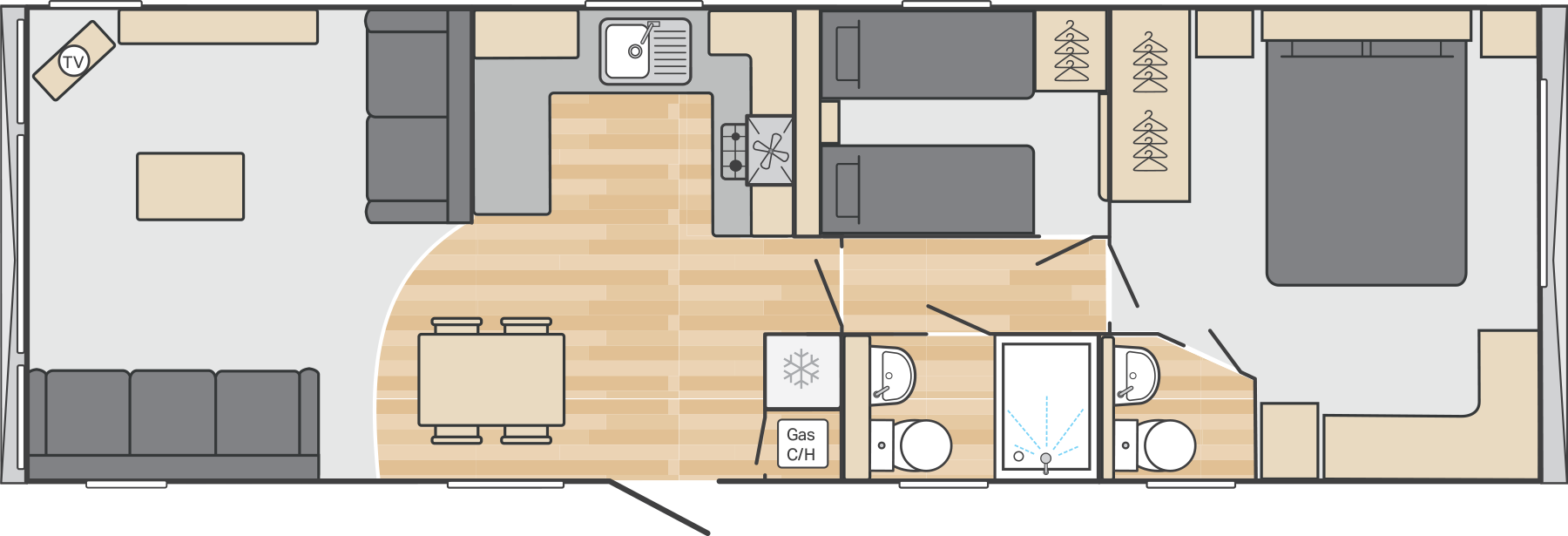 38 x 12 2 Bed - £41,995