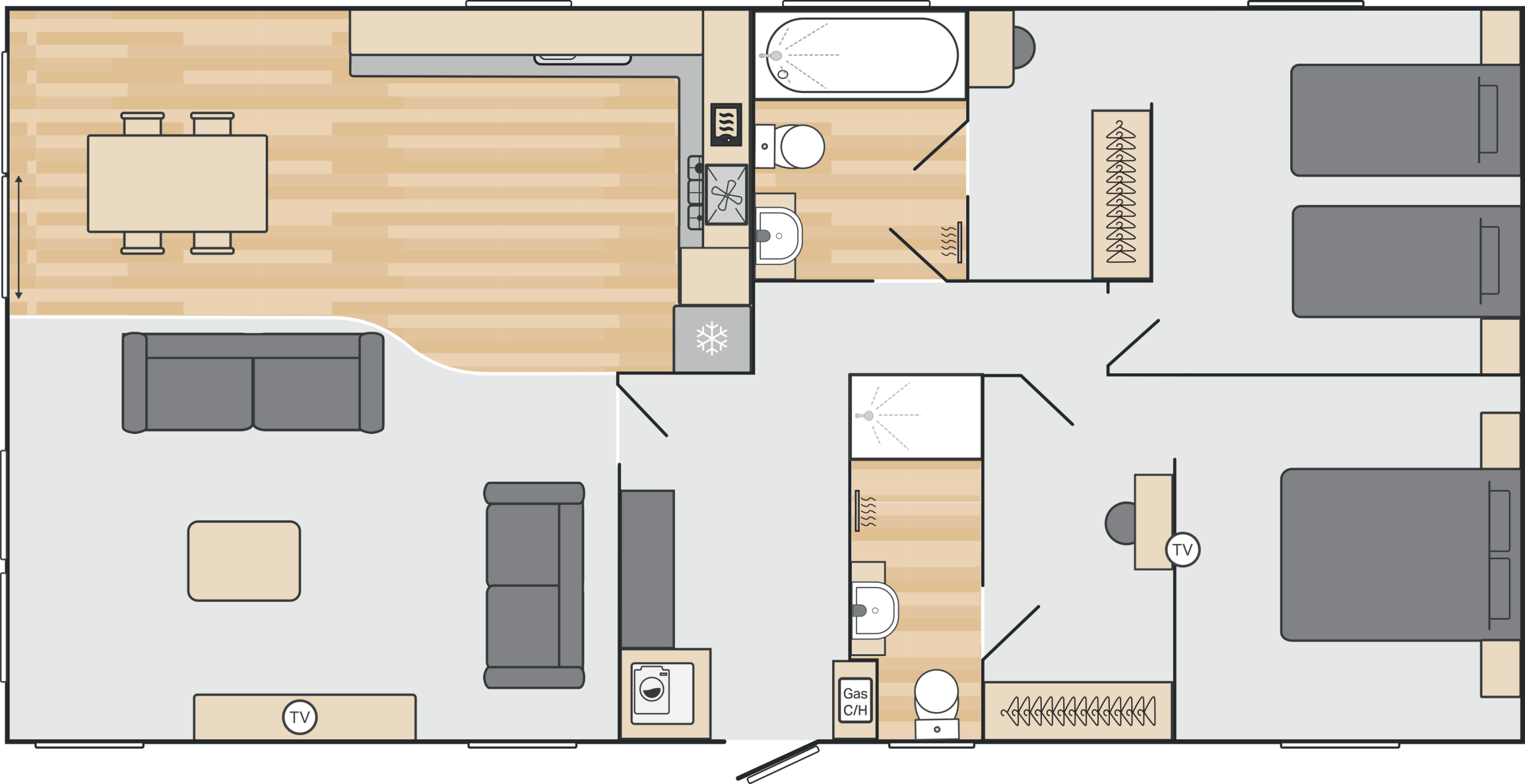 40 x 20 2 Bed - £74,995
