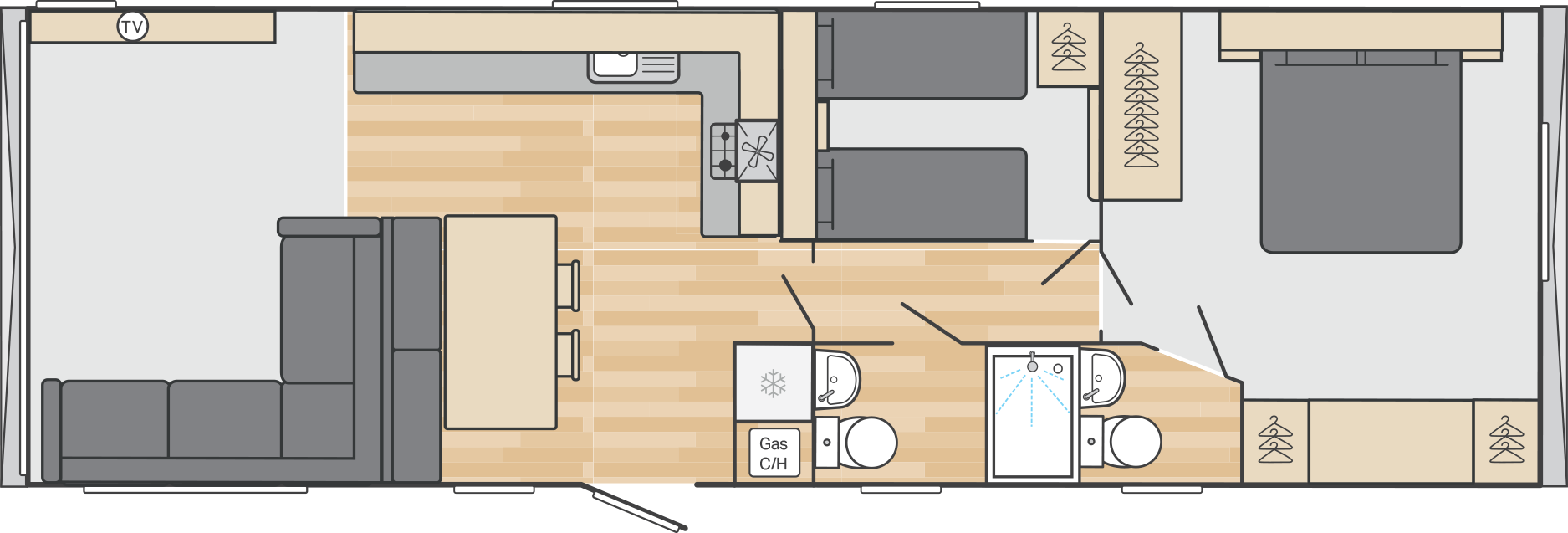 38 x 12 2 Bed - £38,995
