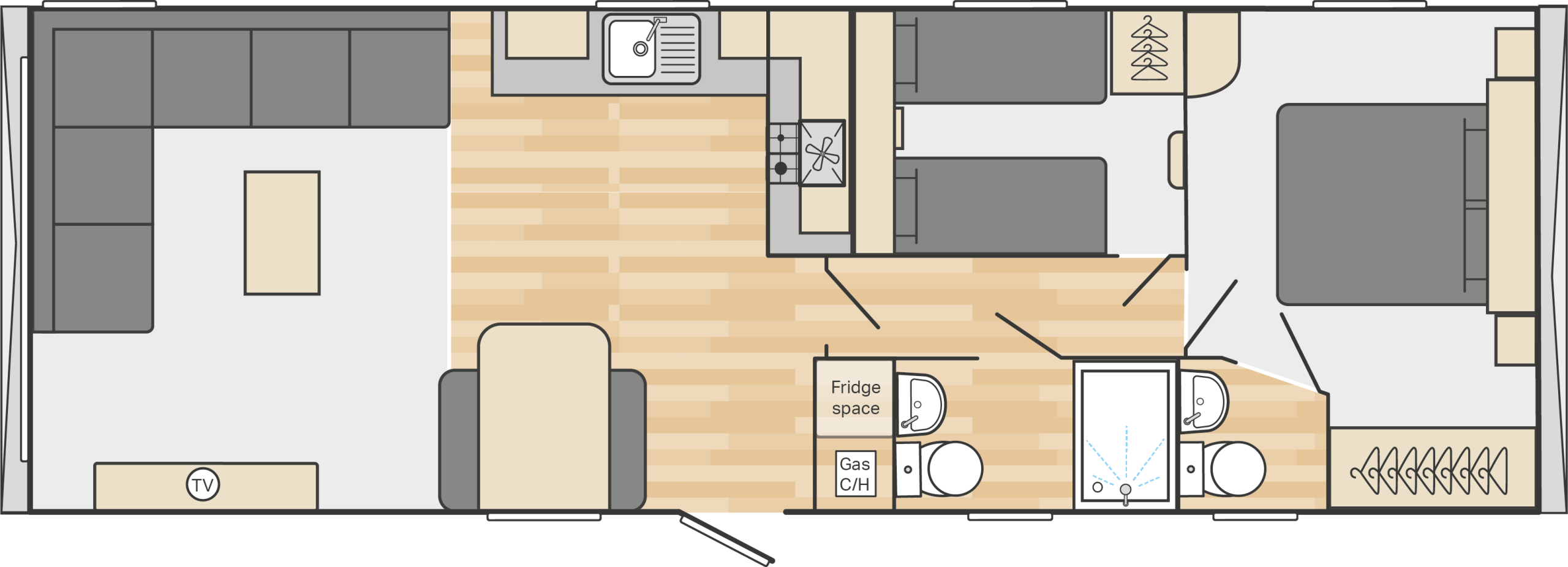 35 x 12 2 Bed - £27,995