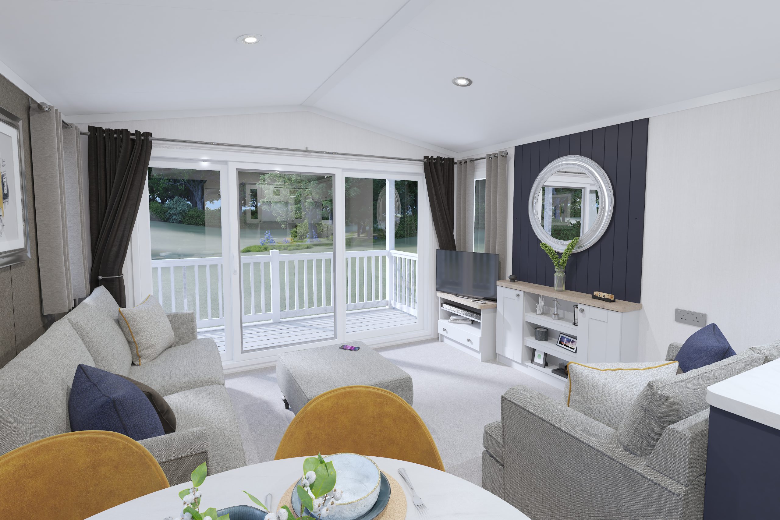 New Swift Margaux Static Caravan interior