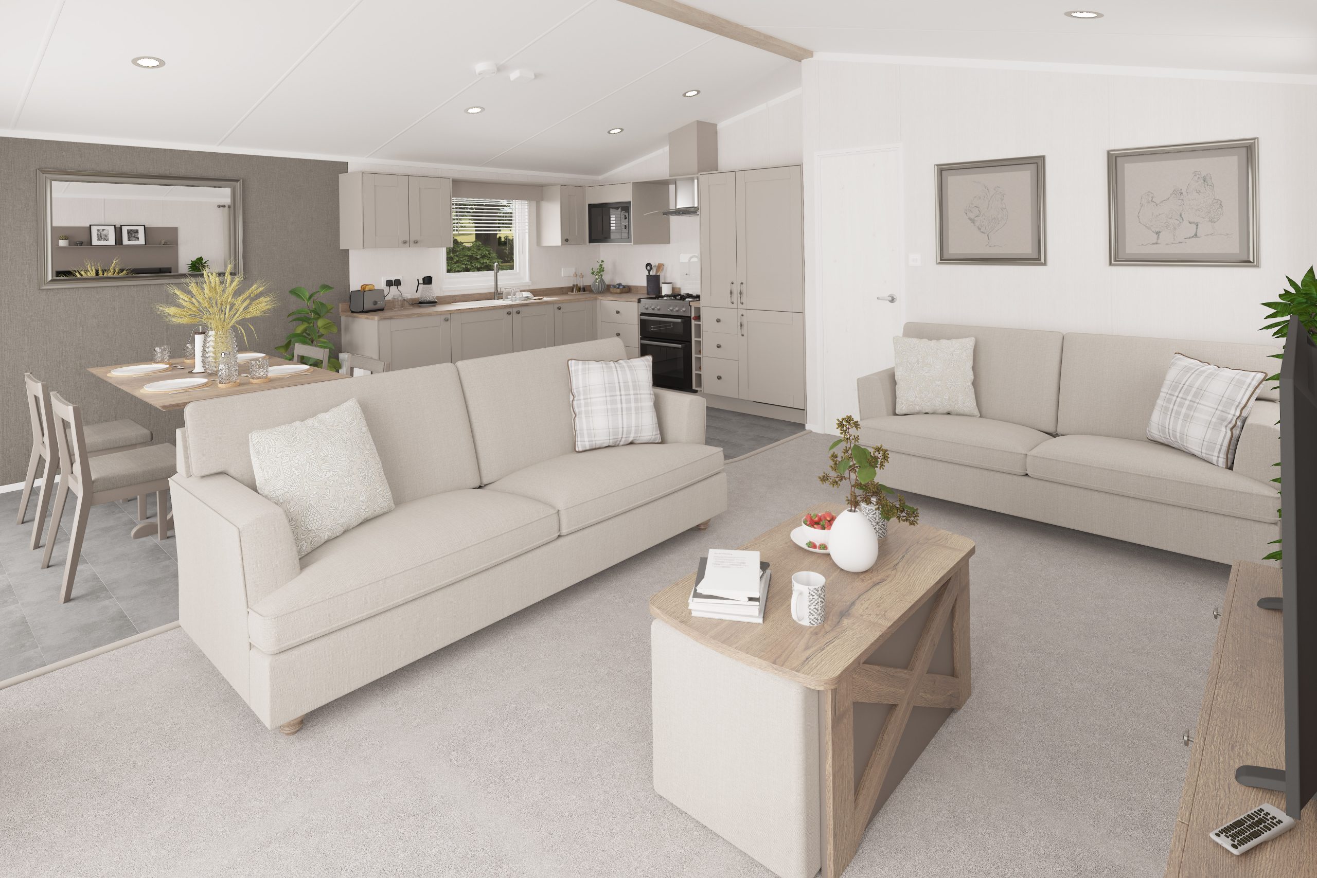 New Swift Montreal Lodge Static Caravan Interior