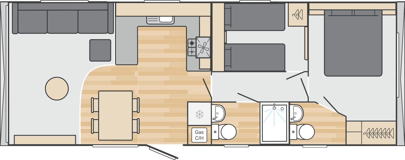 32 x 12 2 Bed - £32,995
