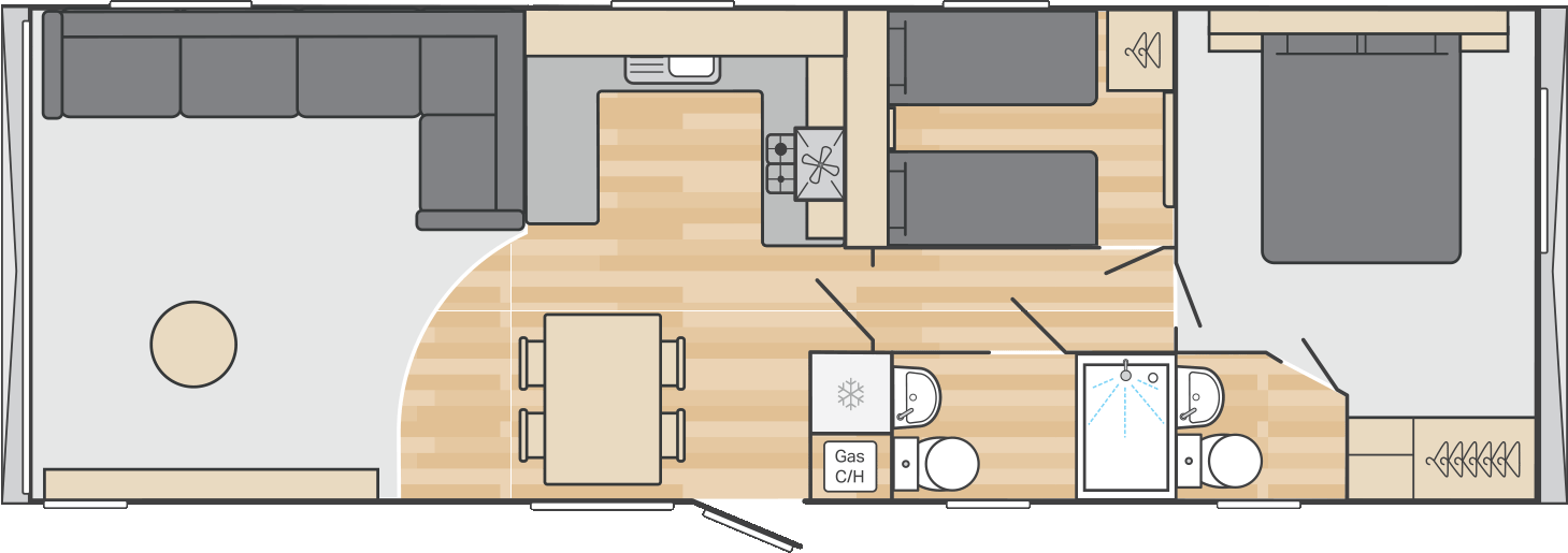 36 x 12 2 Bed - £34,995