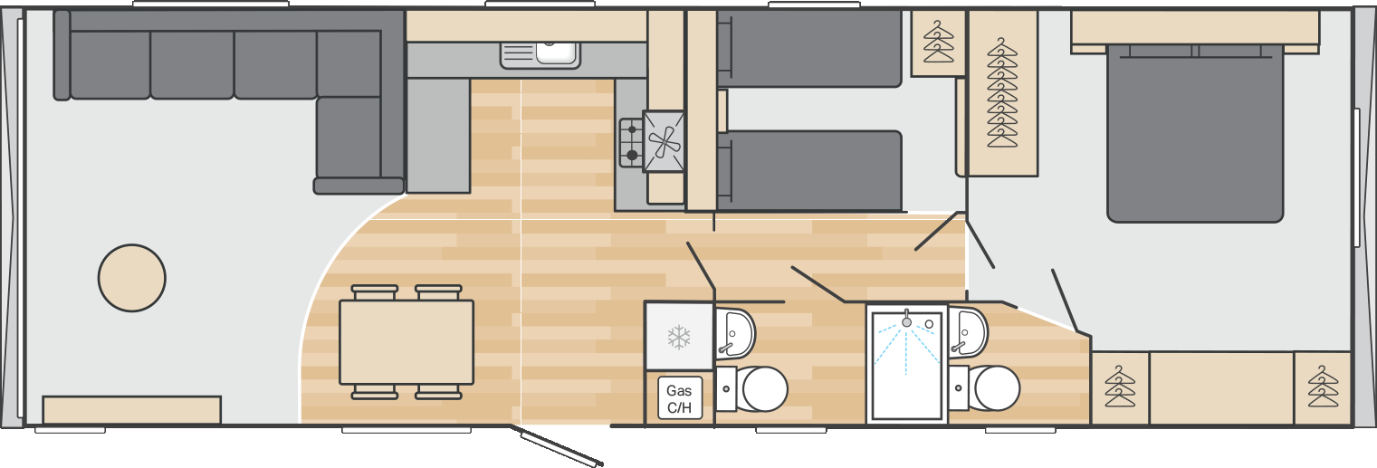 38 x 12 2 Bed - £35,995
