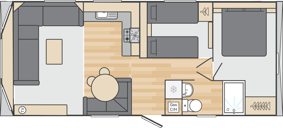 28 x 12 2 Bed - £29,995