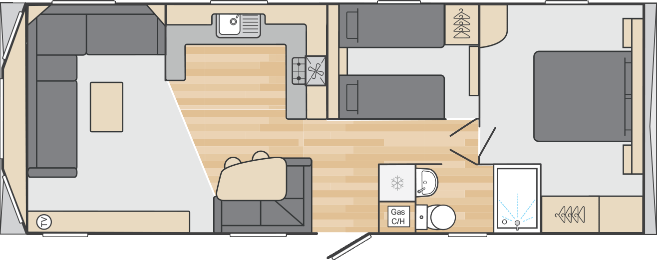 32 x 12 2 Bed - £31,995