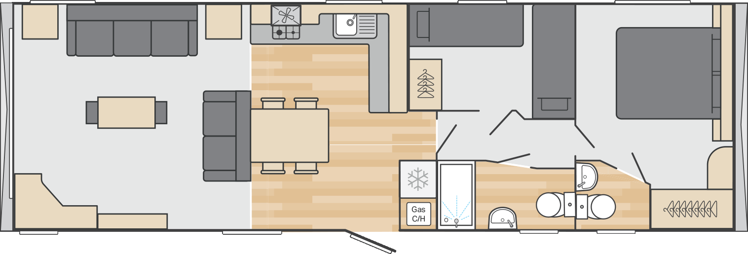 38 x 12 2 Bed - £37,995