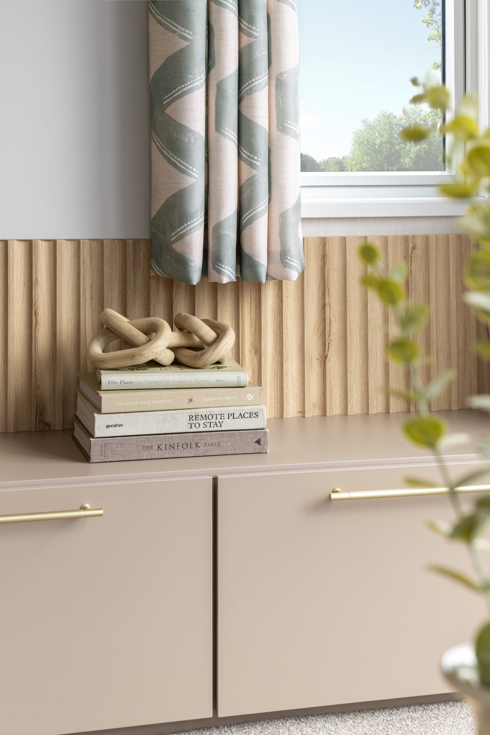 New Swift Burgundy Static Caravan storage