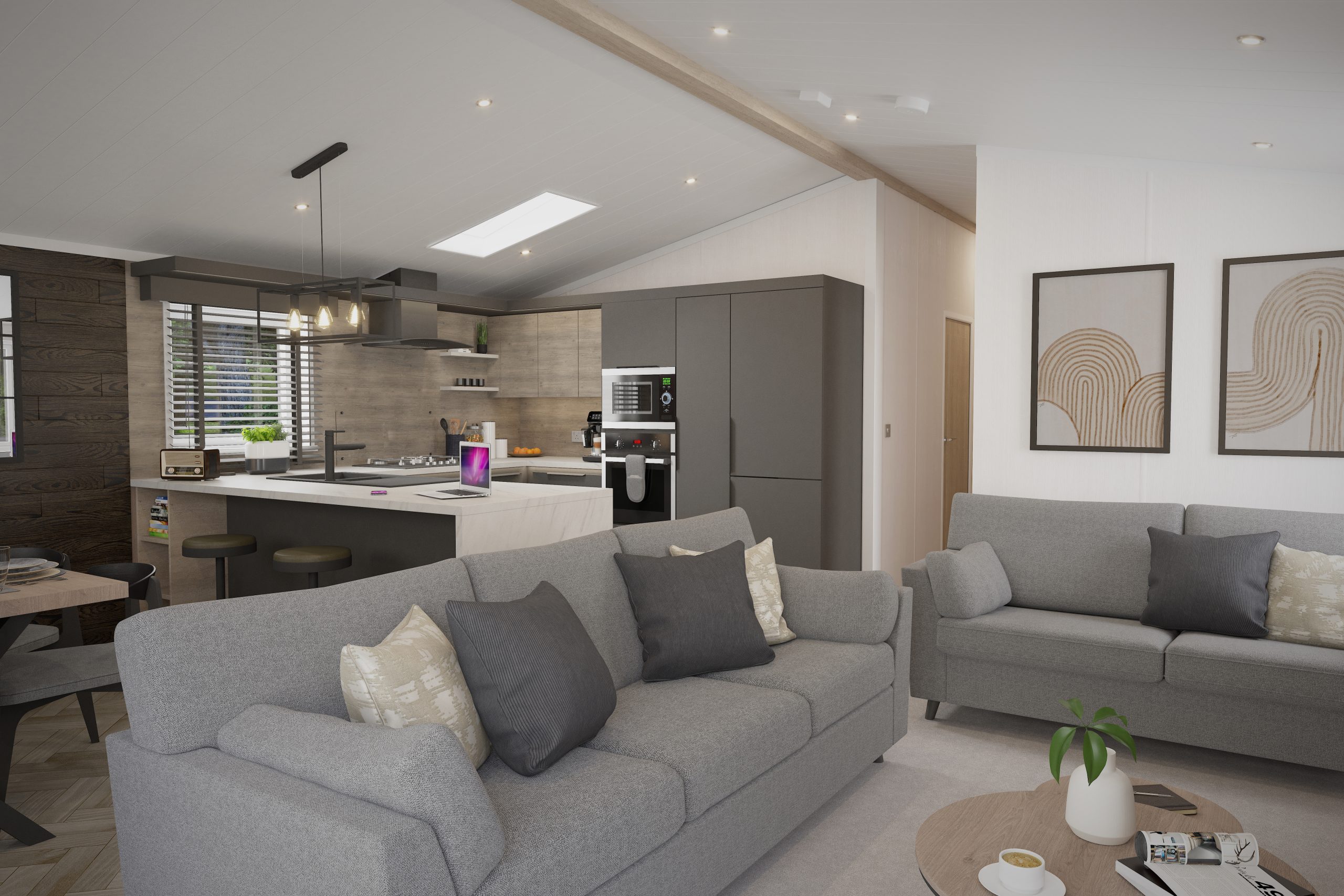 New Swift Toronto Lodge Static Caravan urban interior