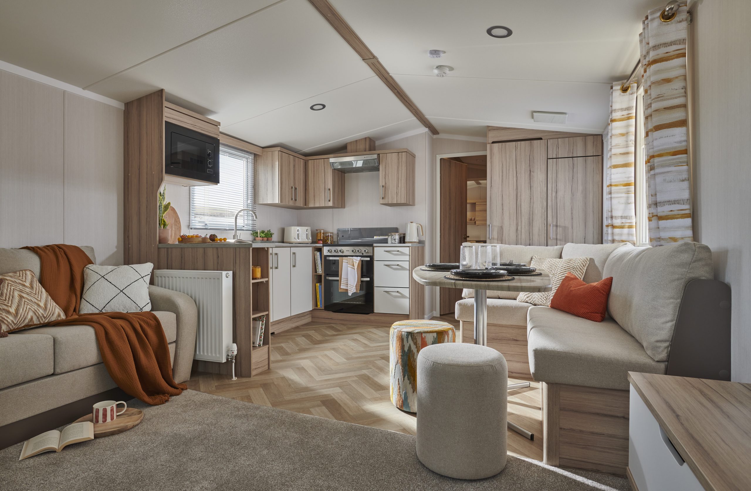 New Swift Loire Static Caravan kitchen diner