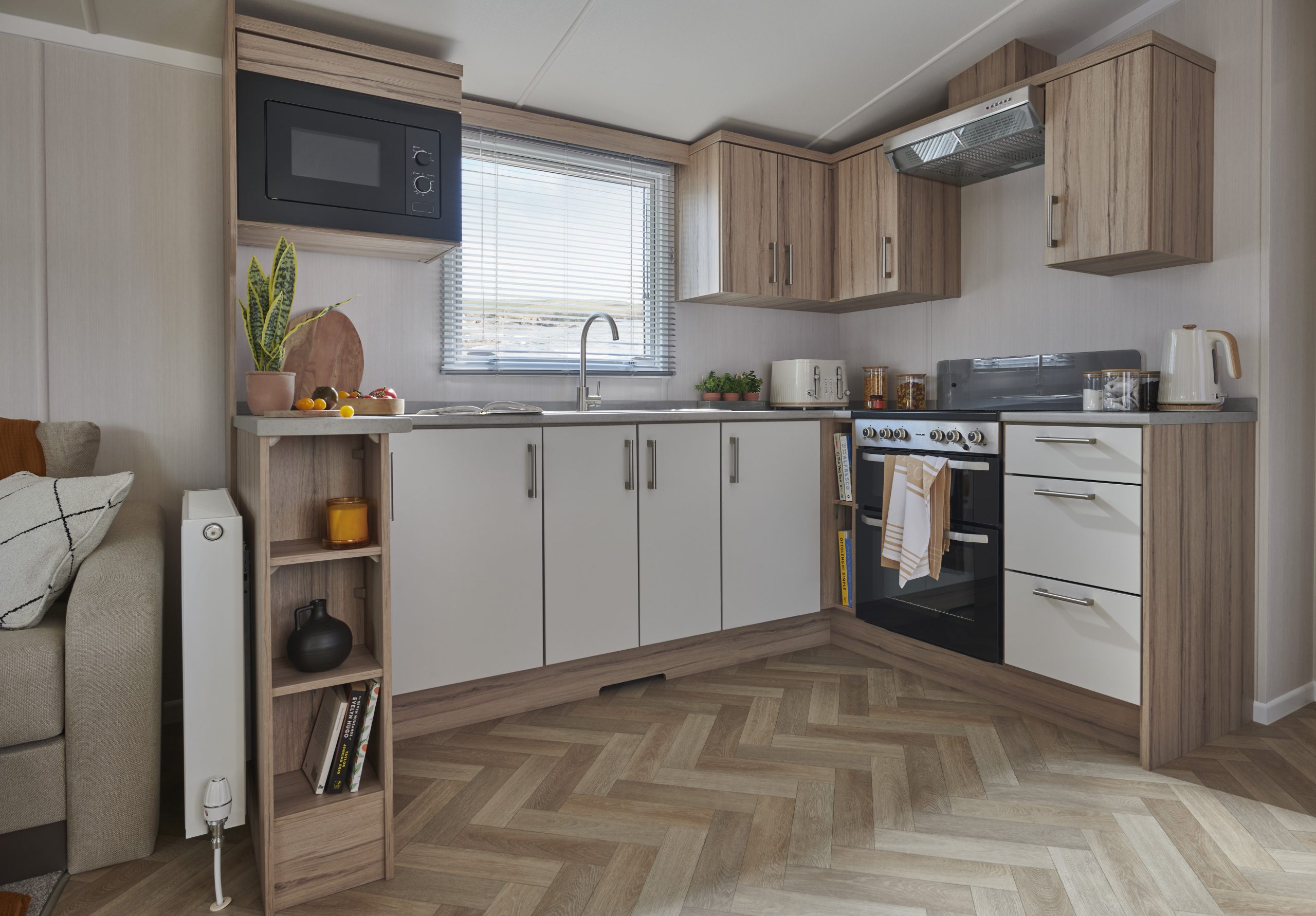 New Swift Loire Static Caravan kitchen