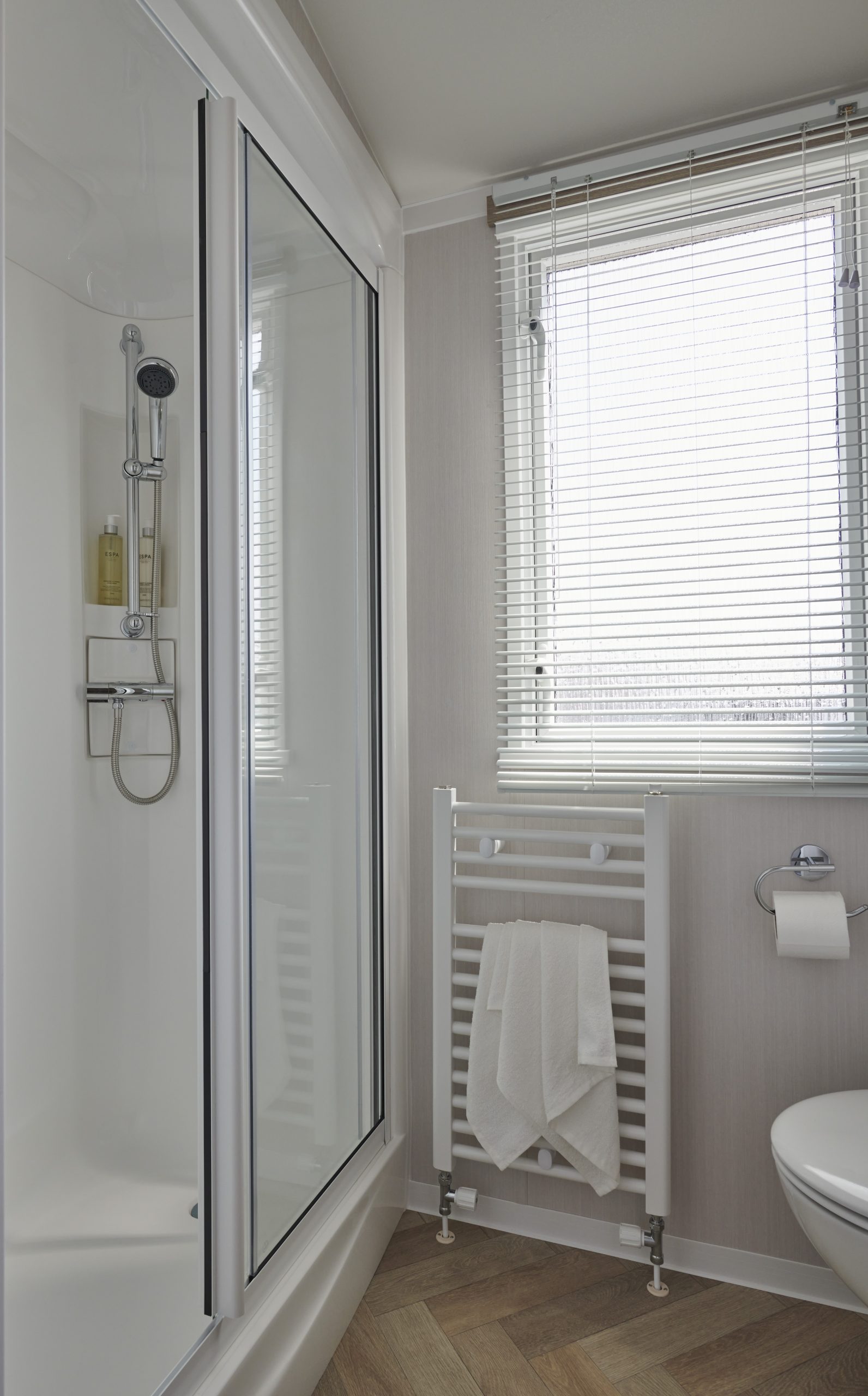 New Swift Loire Static Caravan shower