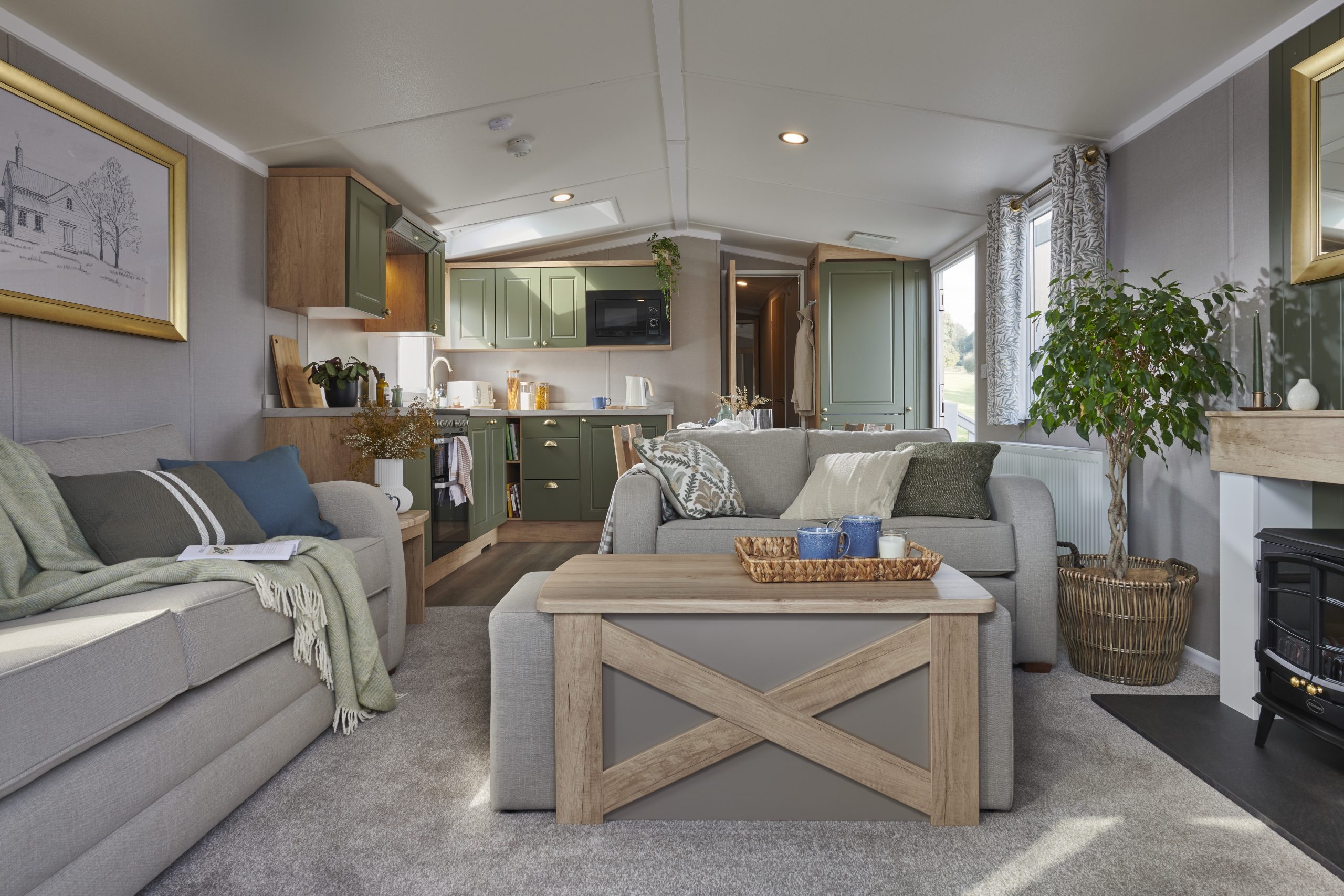 New Swift Provence Static Caravan lounge