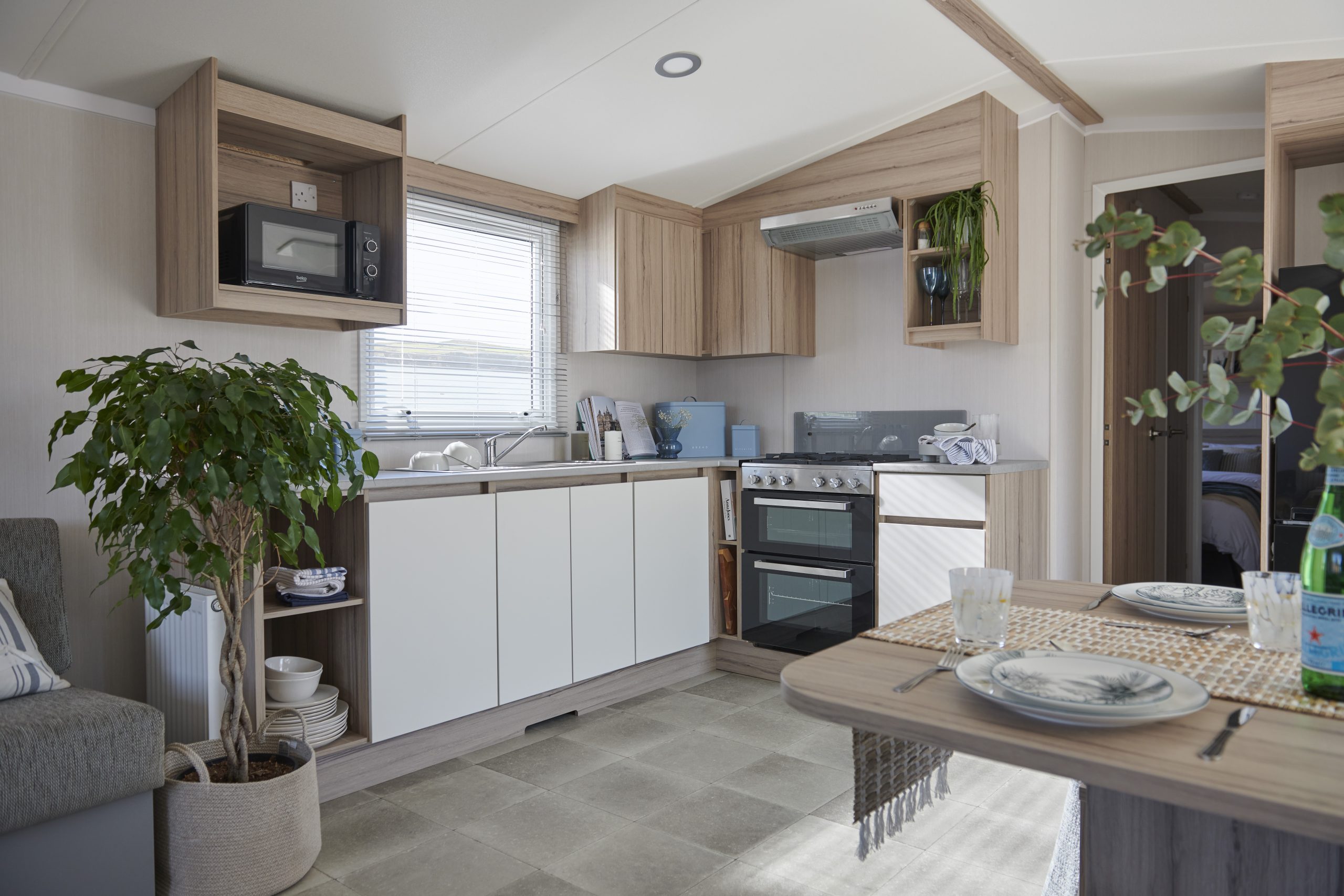 New Swift Royan Static Caravan kitchen diner