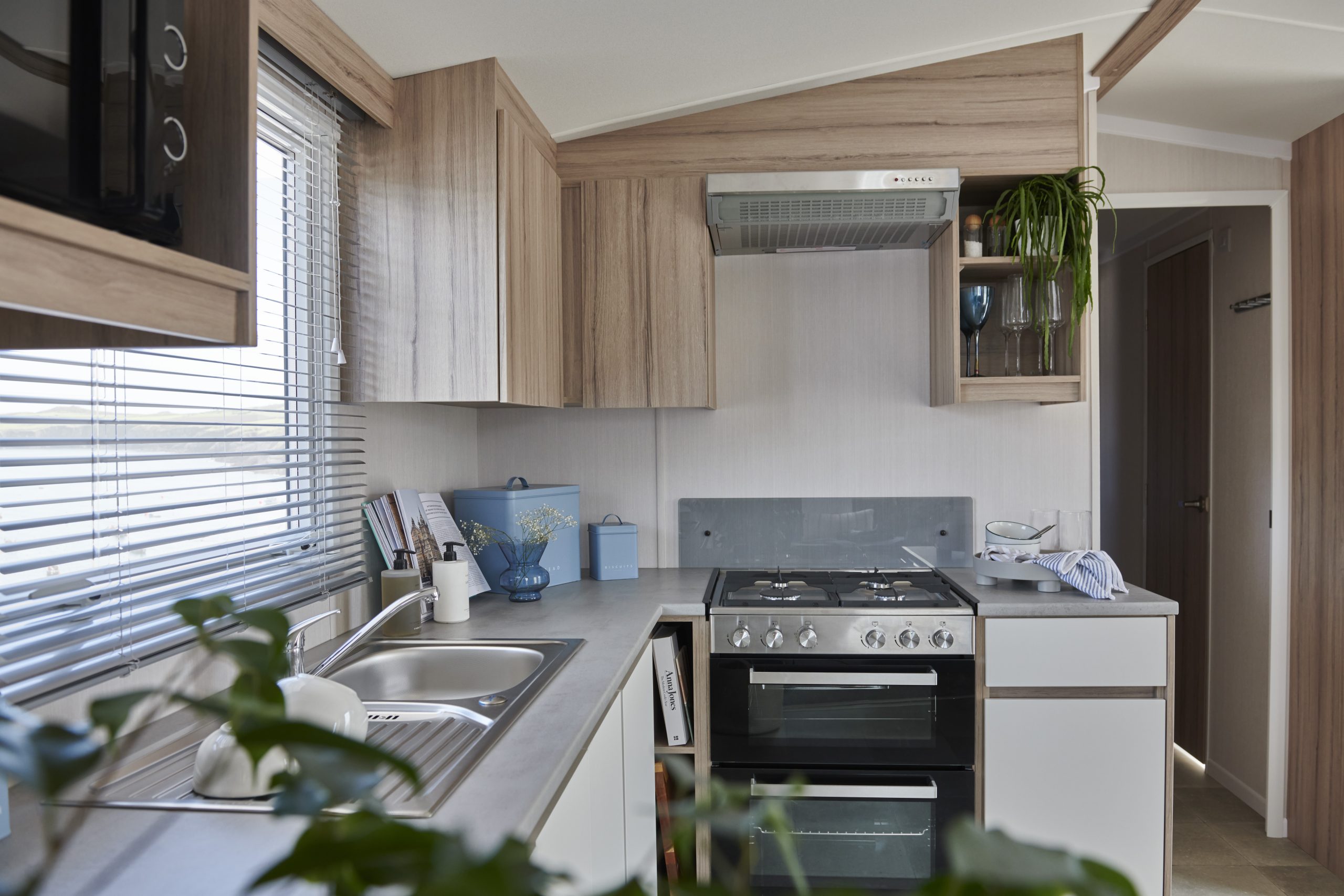 New Swift Royan Static Caravan kitchen