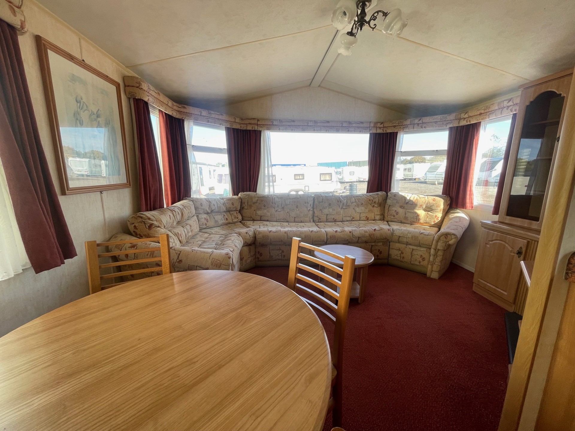 Preowned Willerby Salisbury 35x12 static caravan lounge