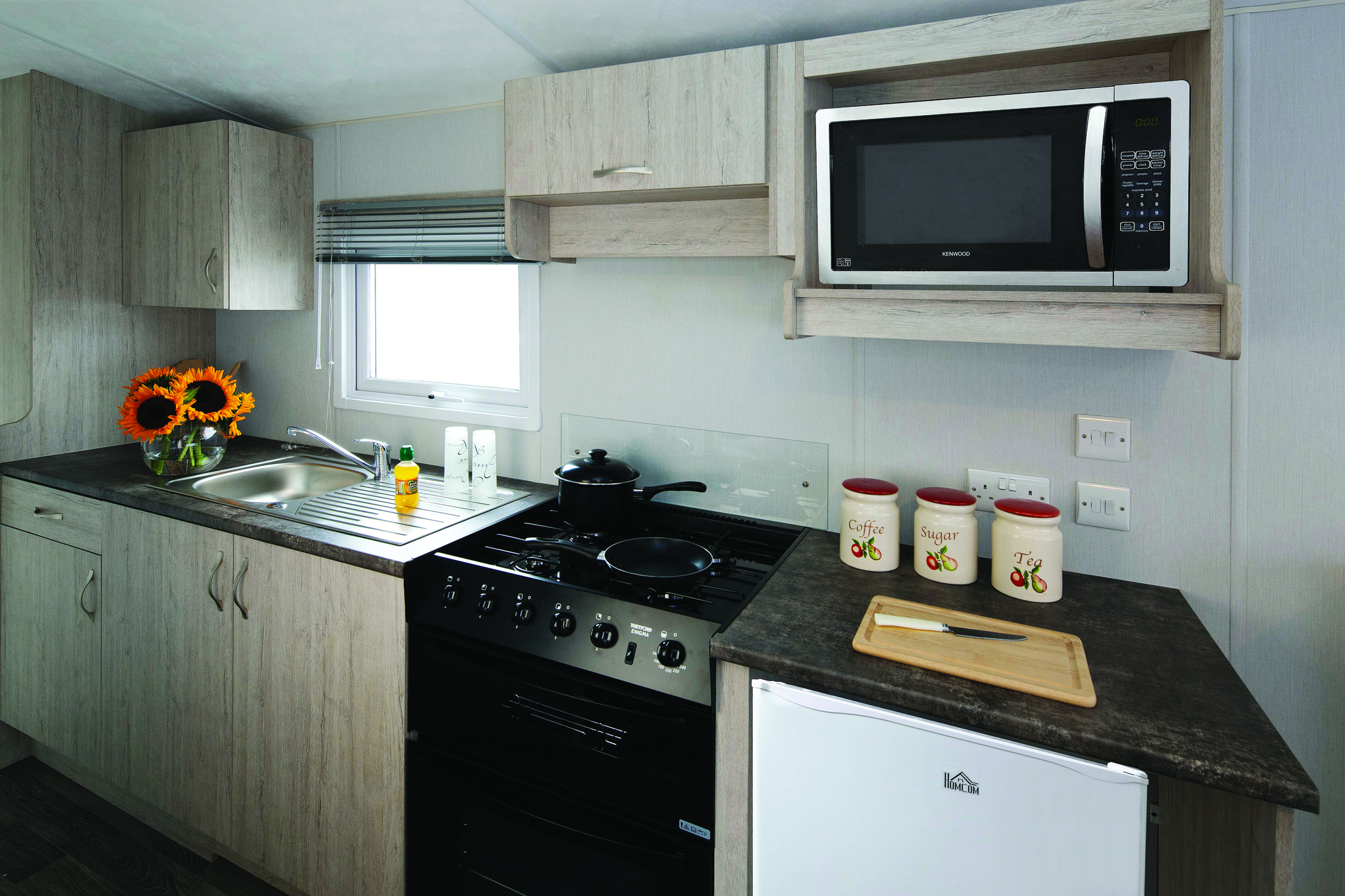 Delta santana static caravan kitchen