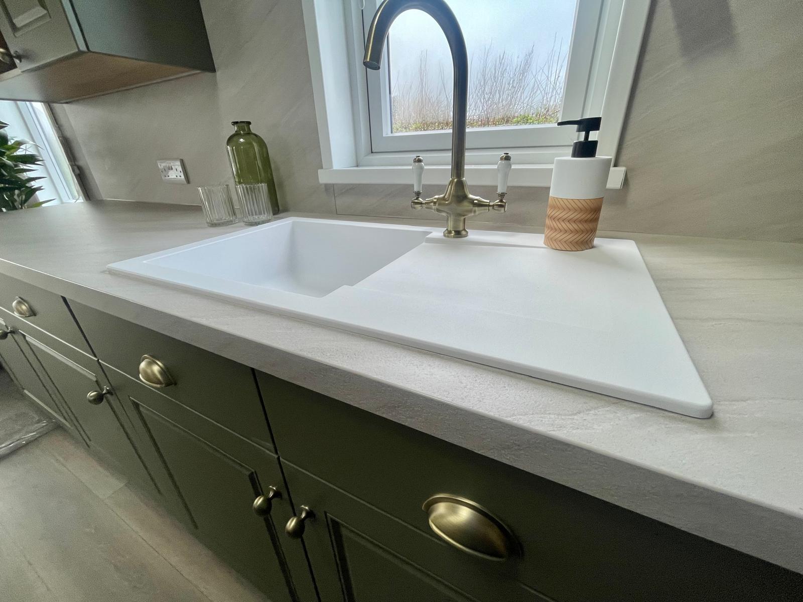 New Swift Vendee Lodge Static Caravan Residential Spec sink