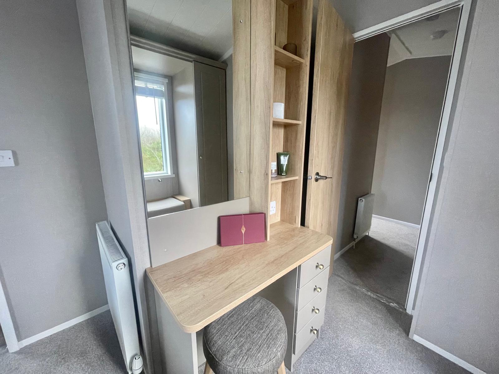 New Swift Vendee Lodge Static Caravan Residential Spec dressing table