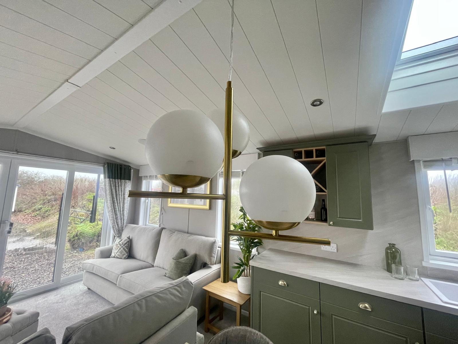 New Swift Vendee Lodge Static Caravan Residential Spec lights