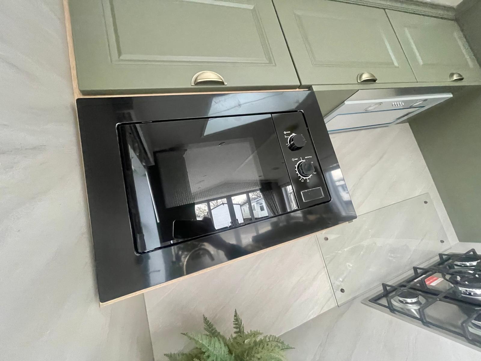 New Swift Vendee Lodge Static Caravan Residential Spec microwave