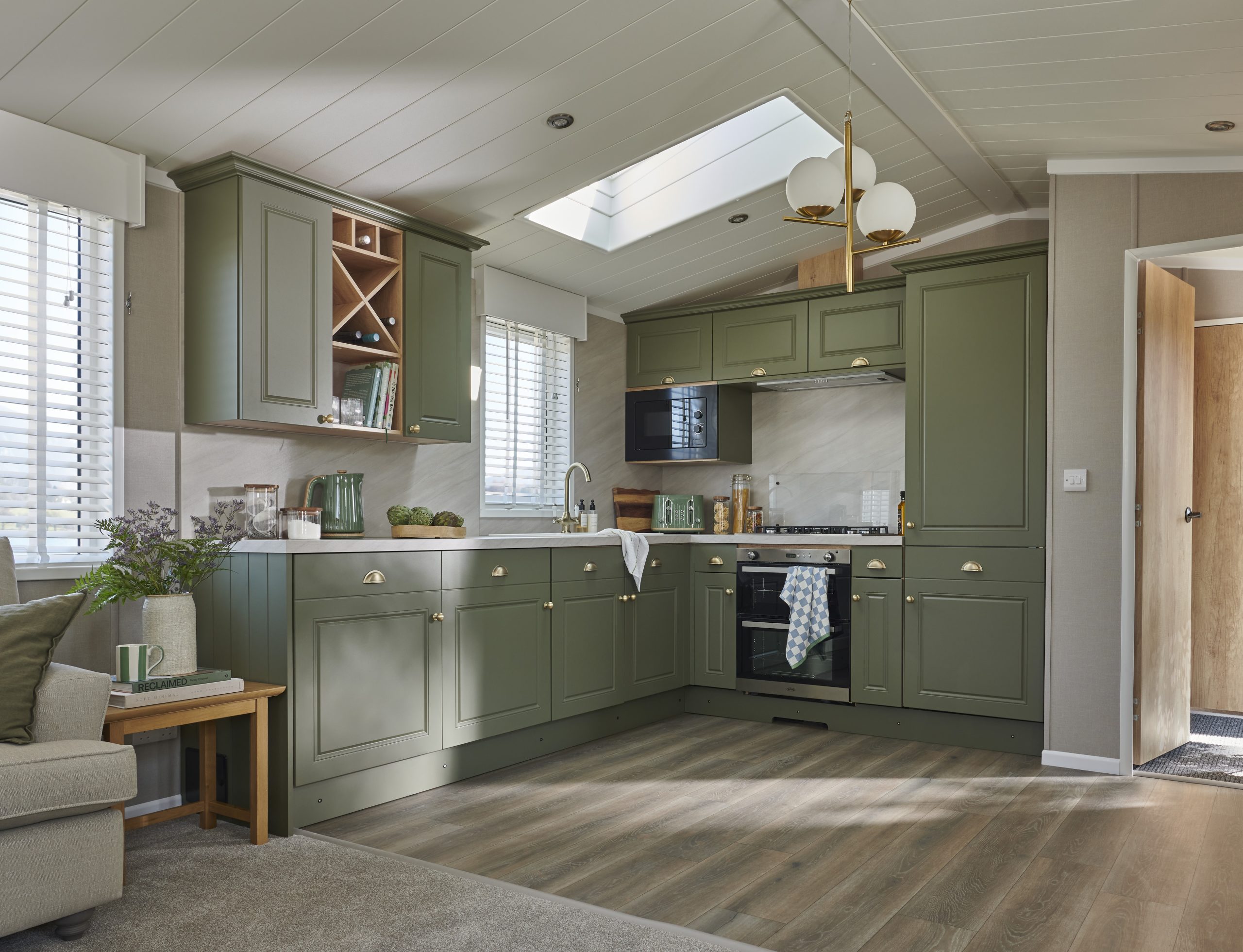 New Swift Vendee Lodge Static Caravan kitchen