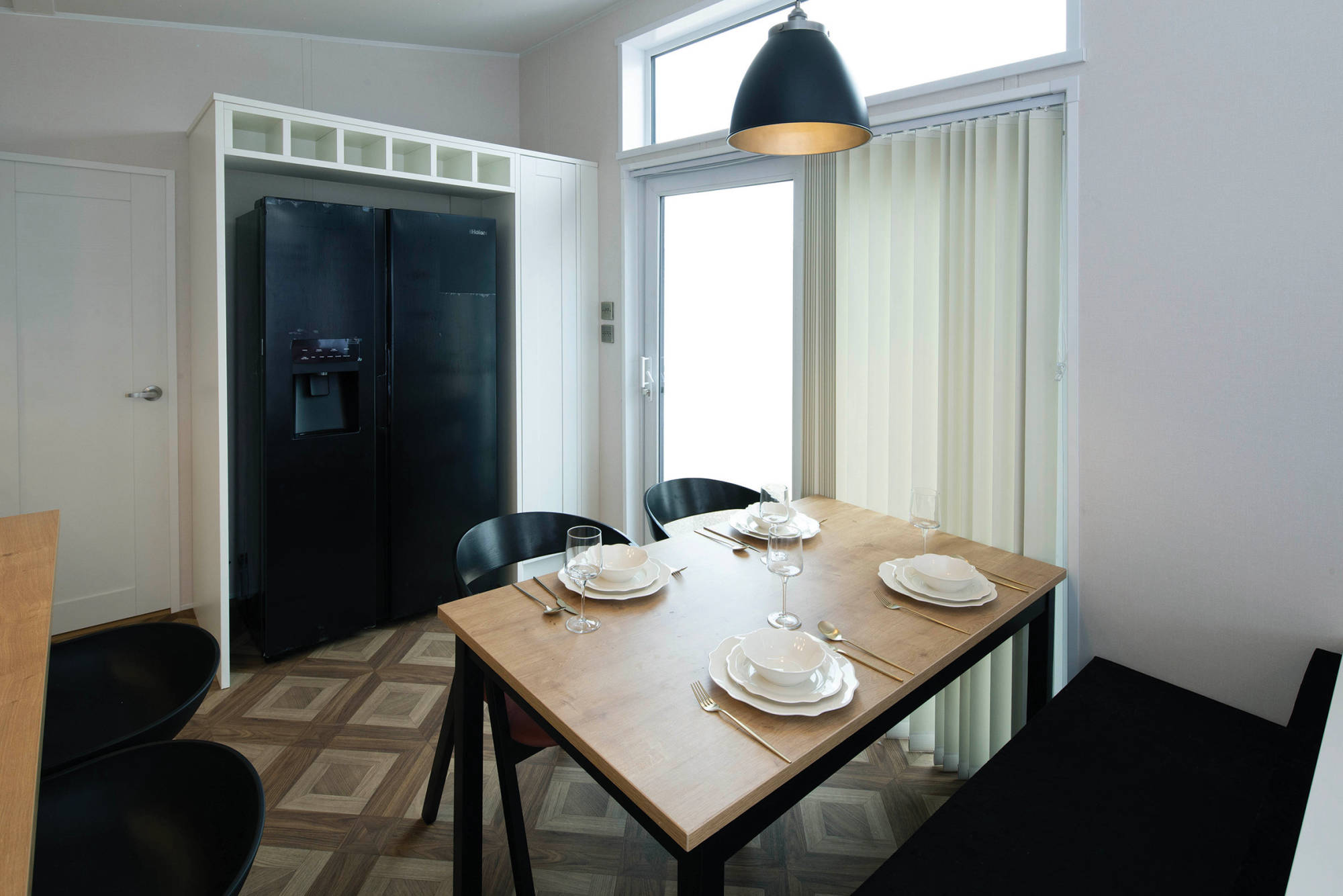 New Delta Belgravia Static Caravan Lodge dining area