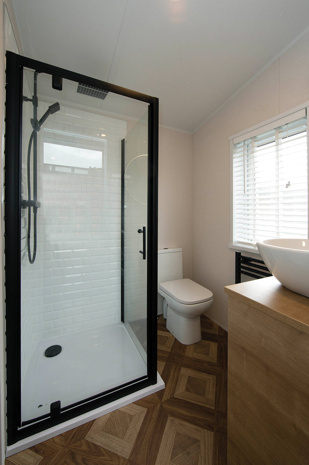 New Delta Belgravia Static Caravan Lodge shower