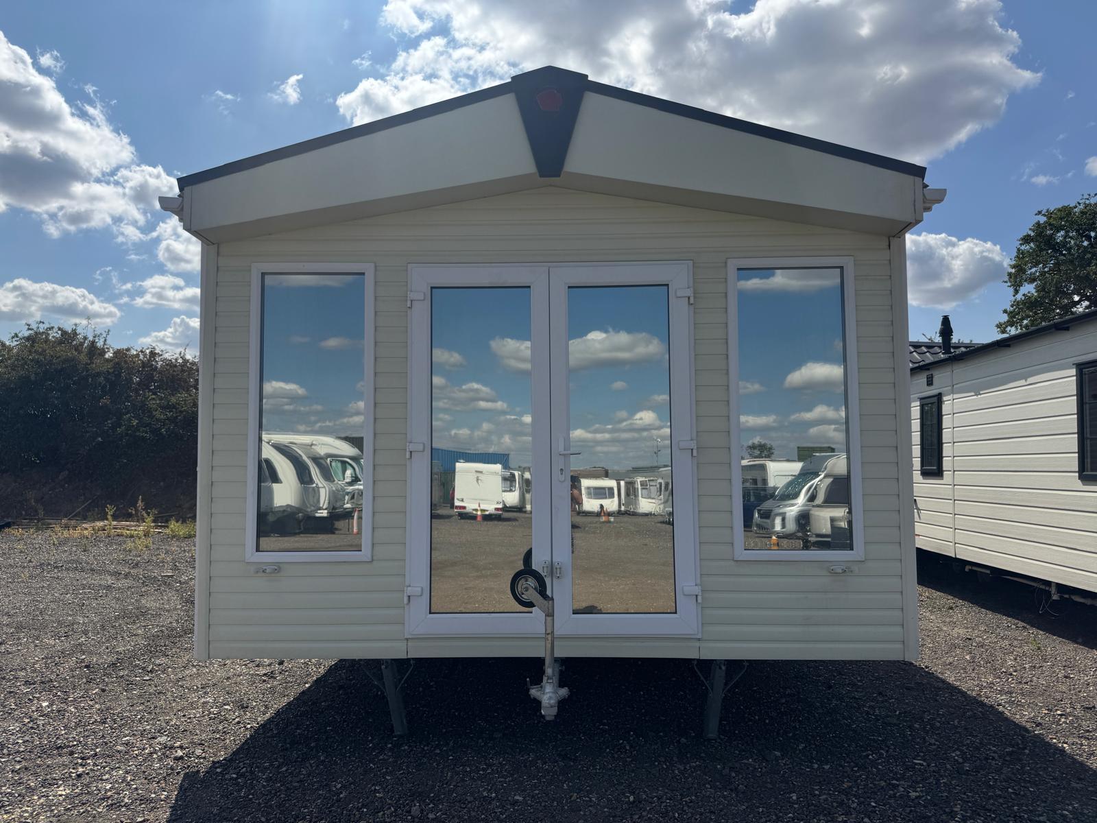 Preowned 2021 Pemberton Marlow Static Caravan front exterior