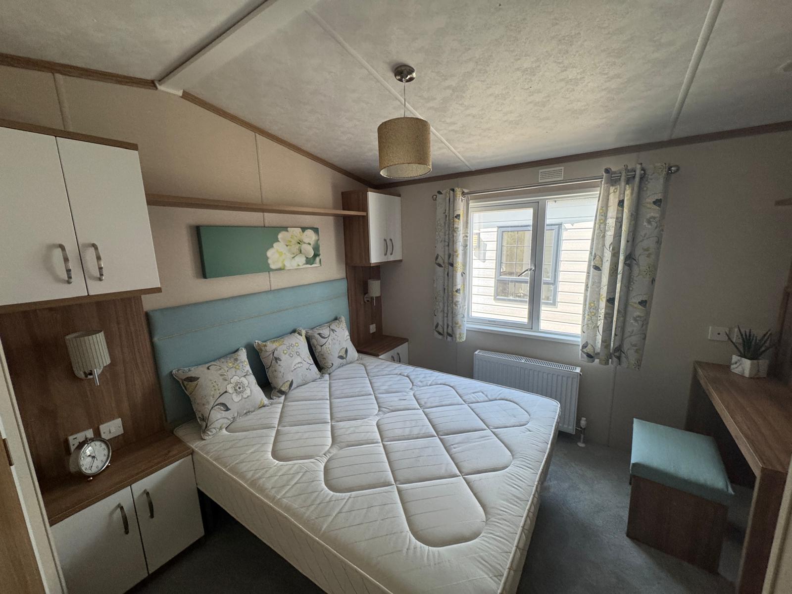 Preowned 2021 Pemberton Marlow Static Caravan main bedroom