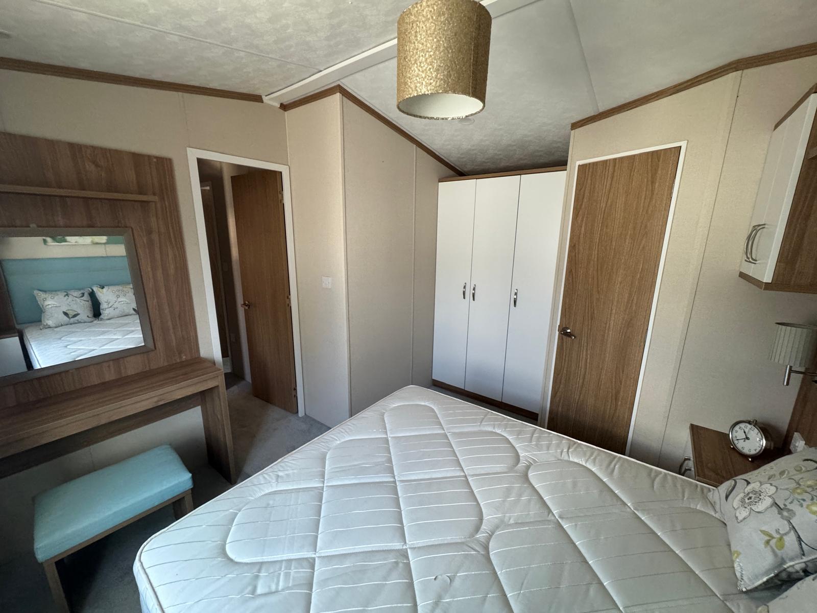 Preowned 2021 Pemberton Marlow Static Caravan wardrobes master