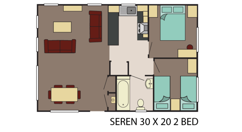 30 x 20 2 Bed - £77,995