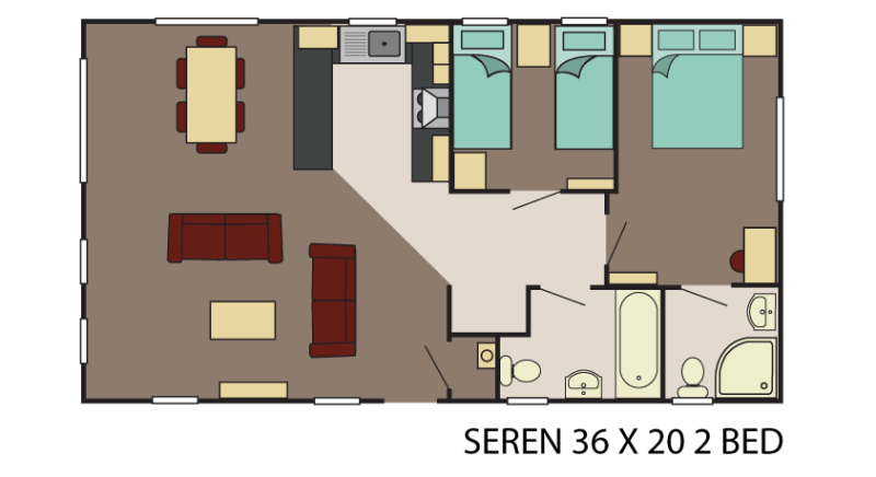 36 x 20 2 Bed - £79,495