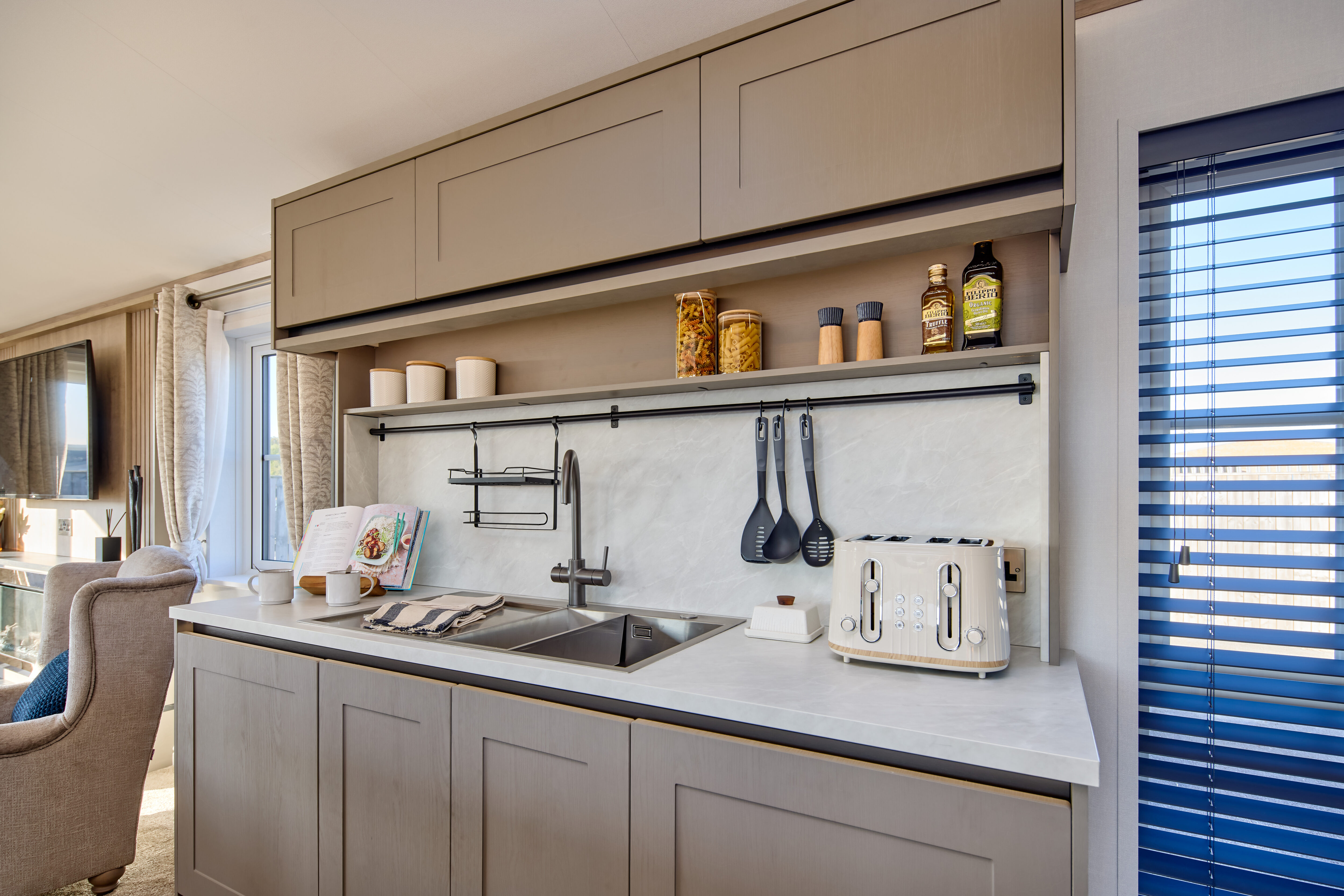 New Willerby Vogue static caravan kitchen