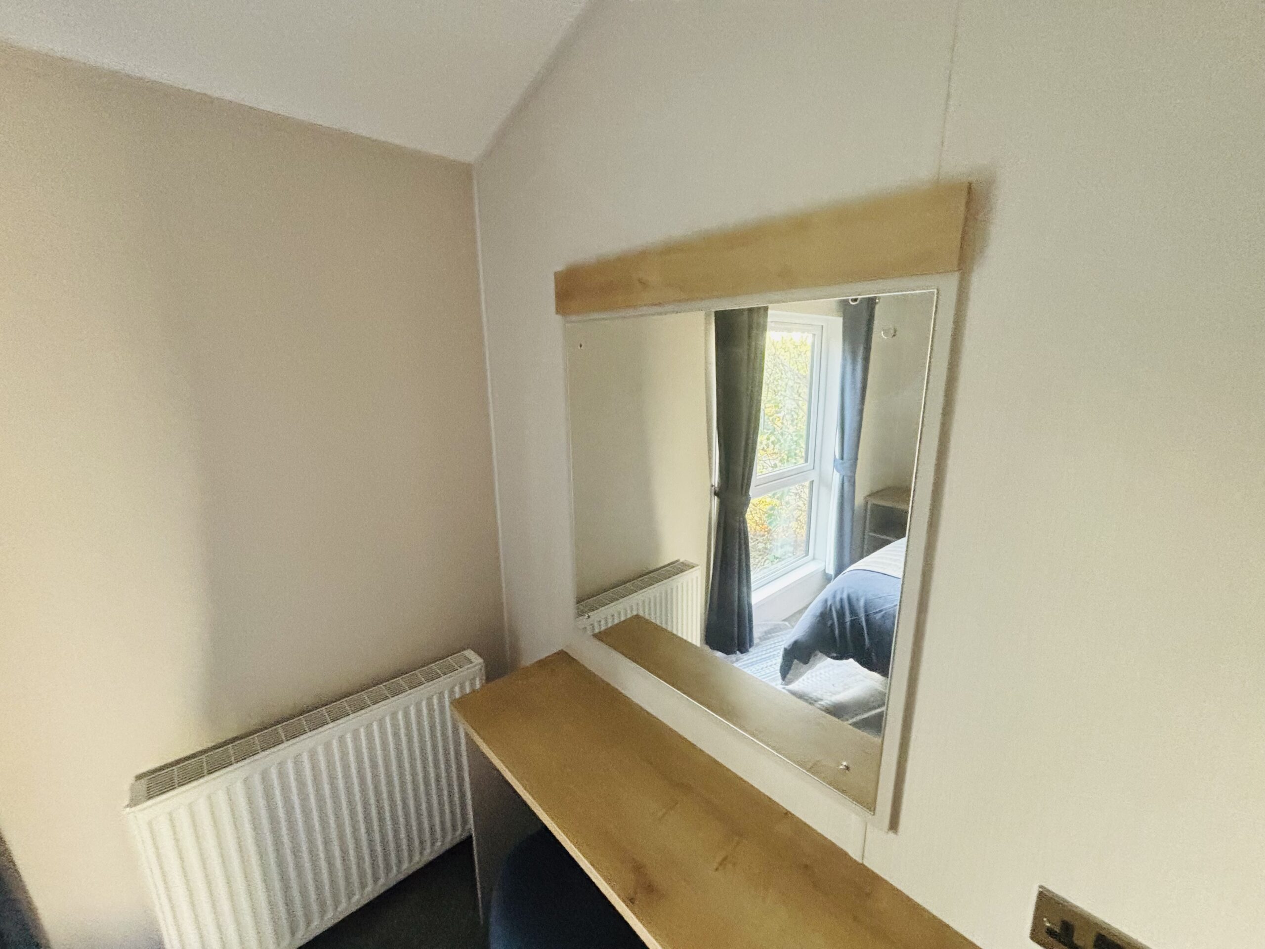 Ex Display 2024 Willerby Hayward Twin Lodge Static Caravan mirror