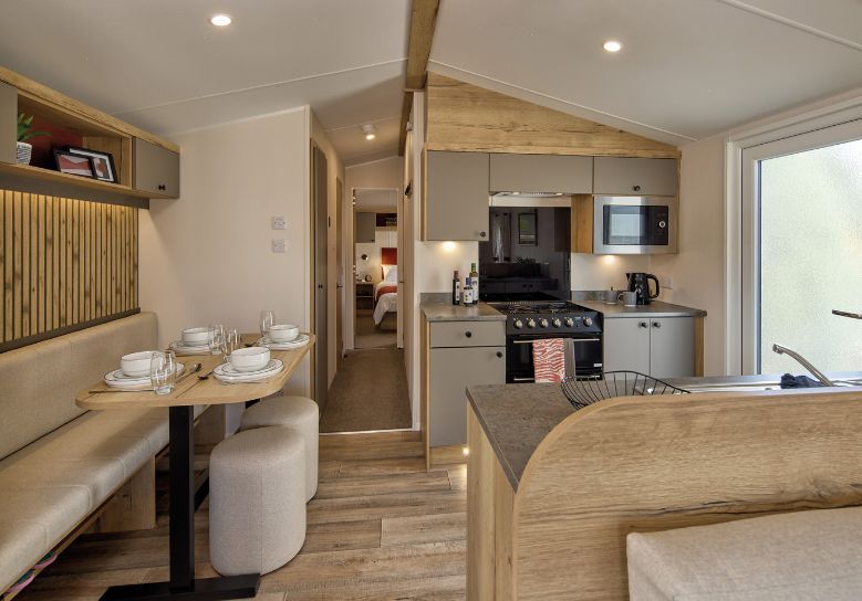 New Willerby Rio Static Caravan kitchen diner