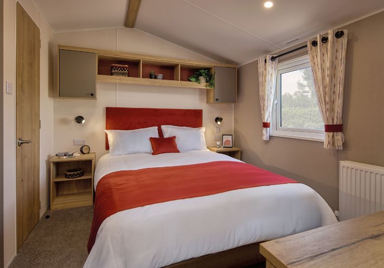 New Willerby Rio Static Caravan bedroom